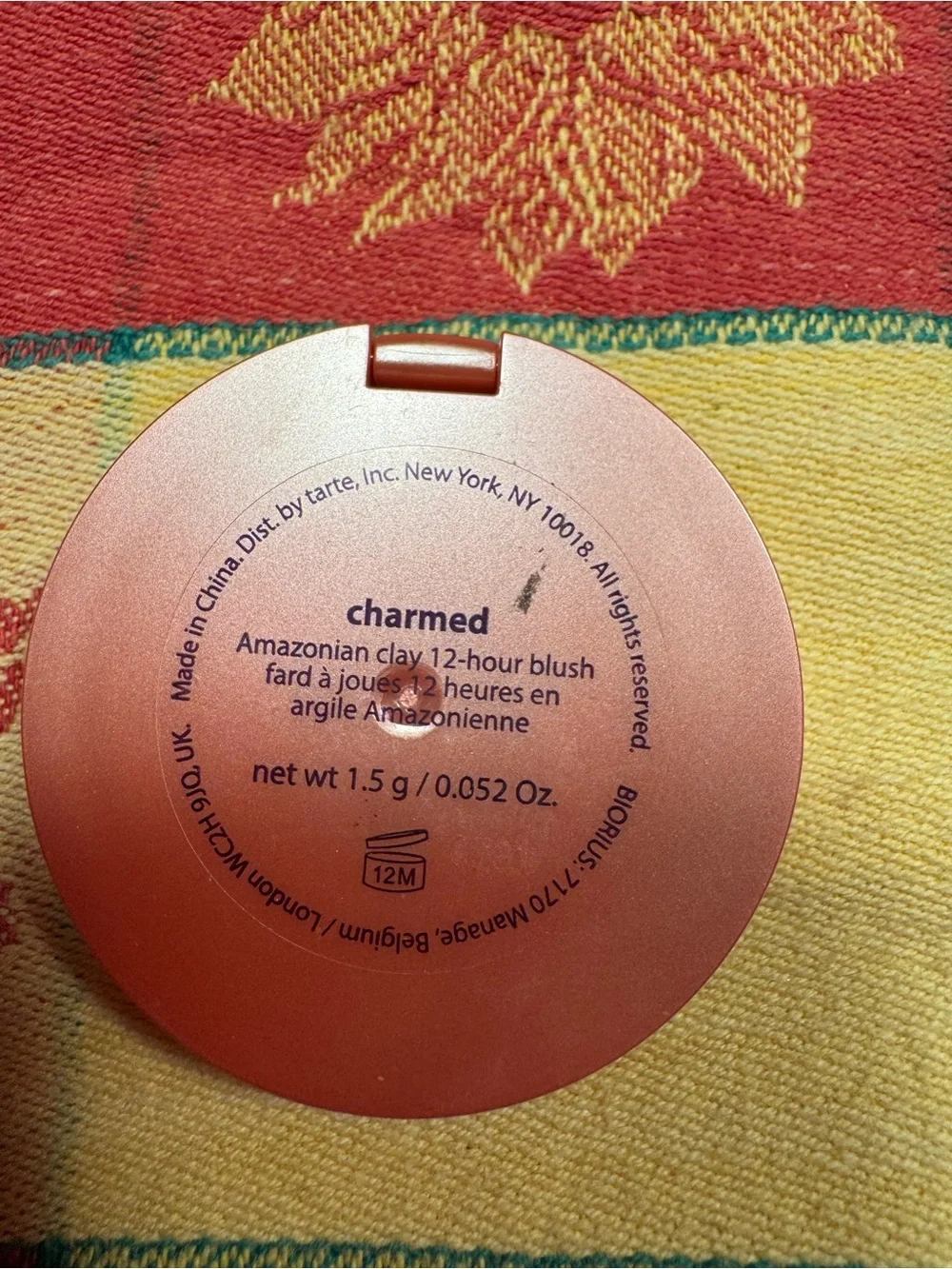 4 Tarte Natural Warm Peach Pink Blush